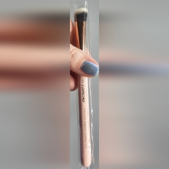 Lamora Pro Face Contour Brush Set Of 5 Contouring Sculpting & Highlighting Pink - Picture 8 of 8